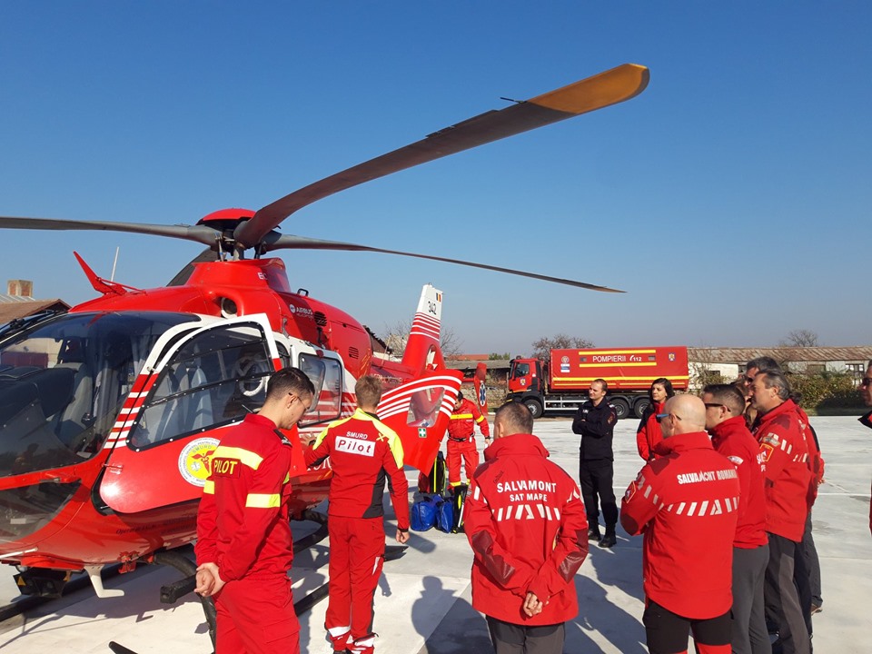 FOTO. Exercițiu al salvamontiștilor sătmăreni