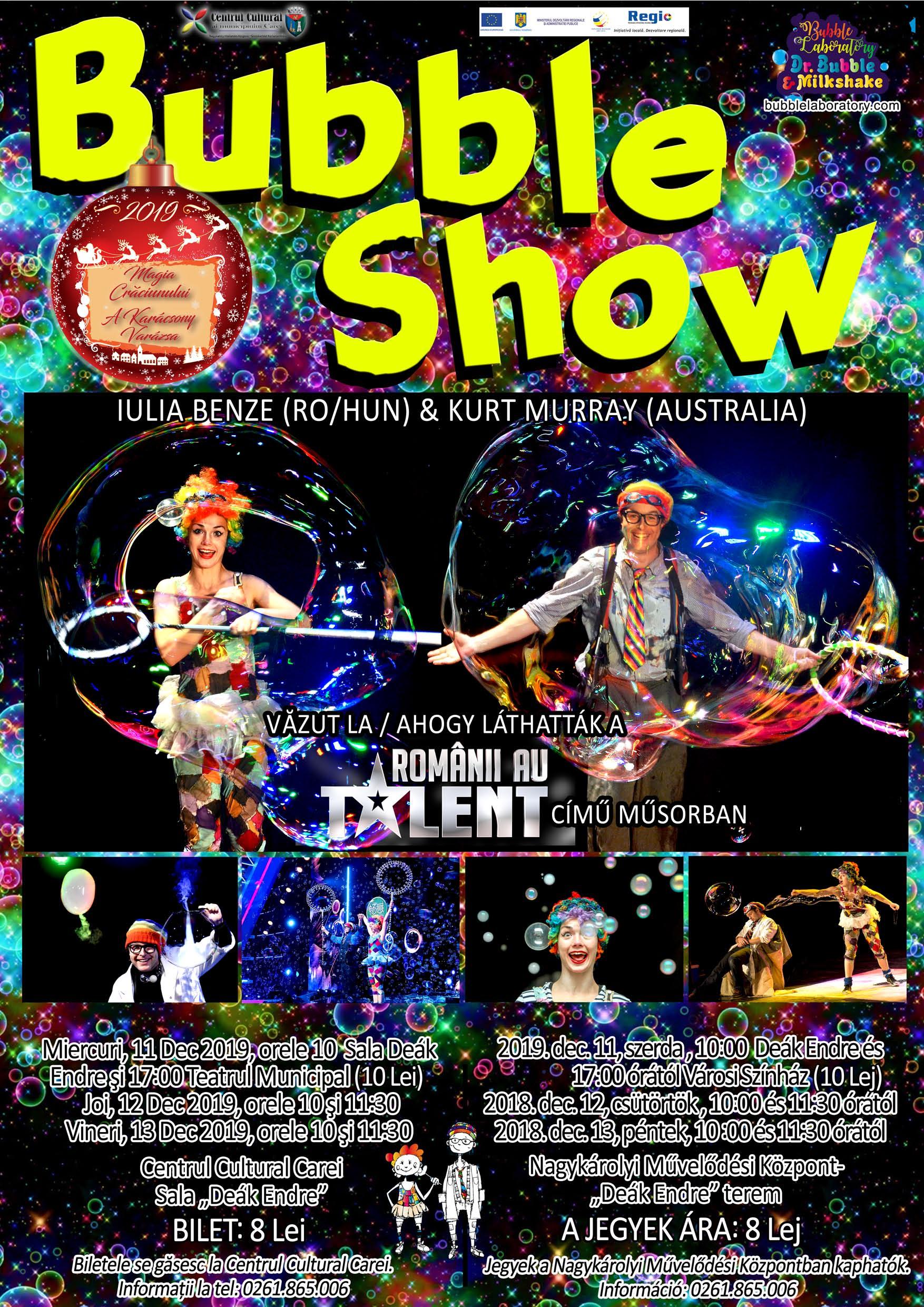 Dr. Bubble și Milkshake revin la Carei