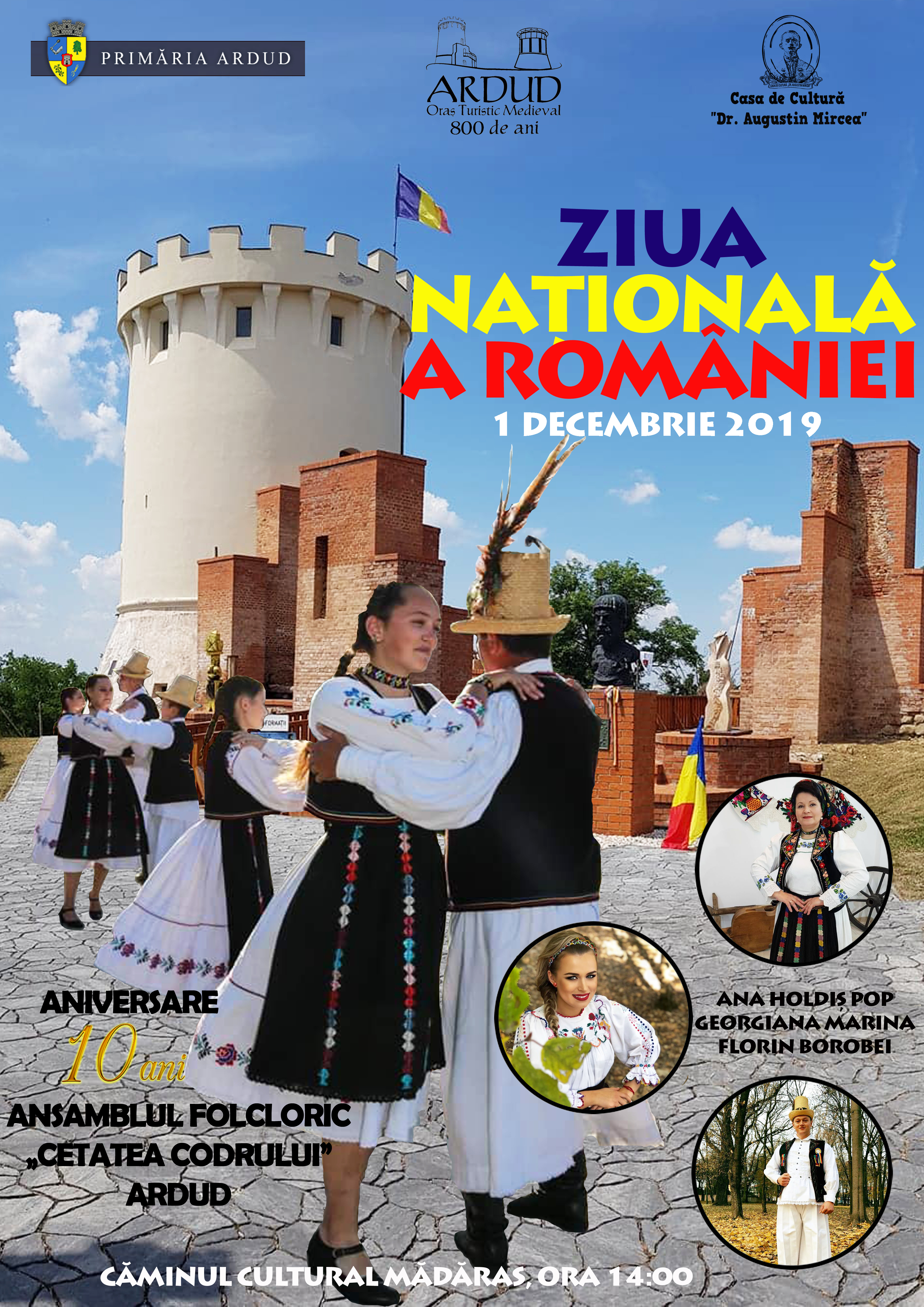 Primăria Ardud - Manifestări Ziua Națională a României, Ardud 2019