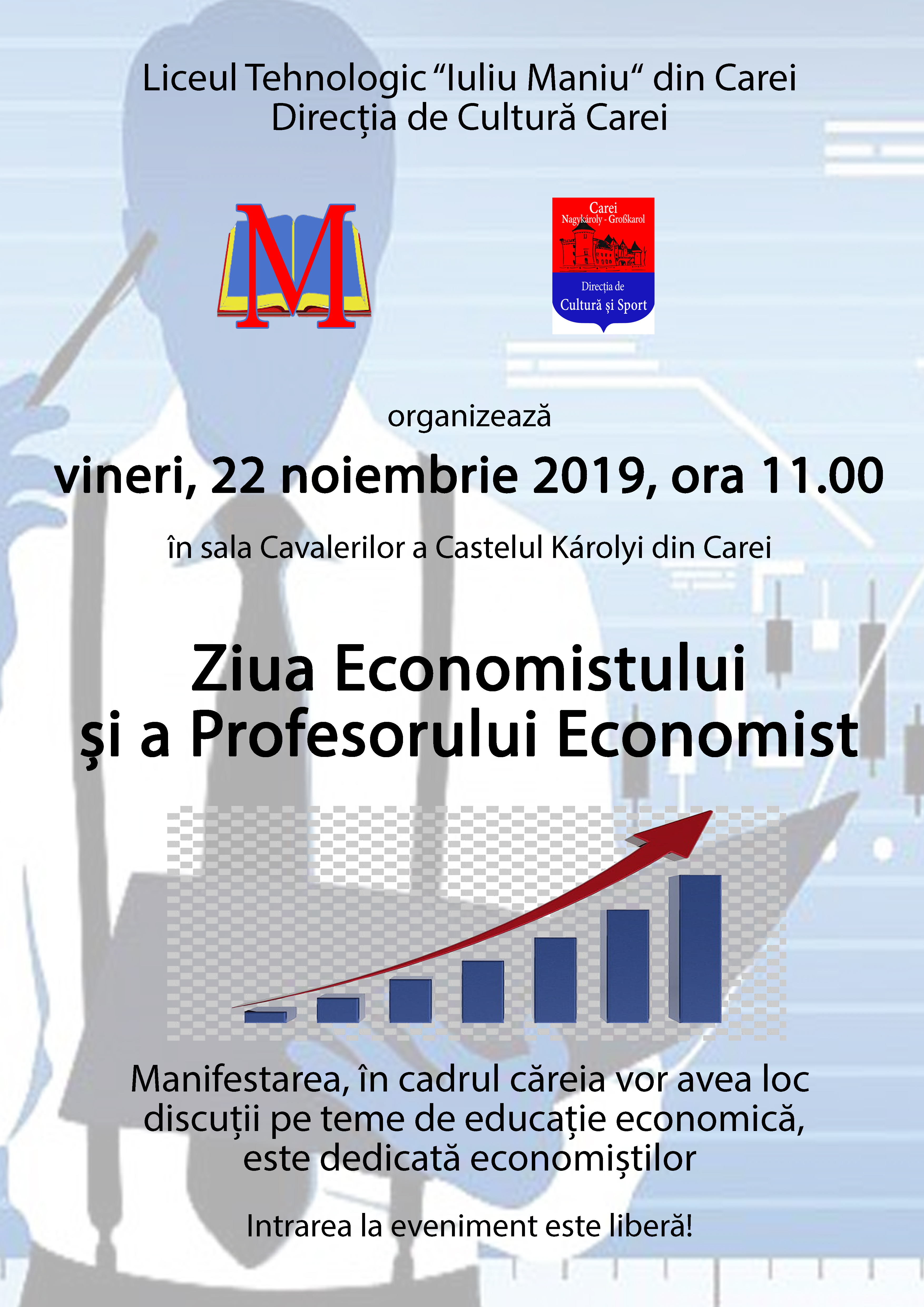 Manifestare dedicată economiștilor, vineri, la Carei