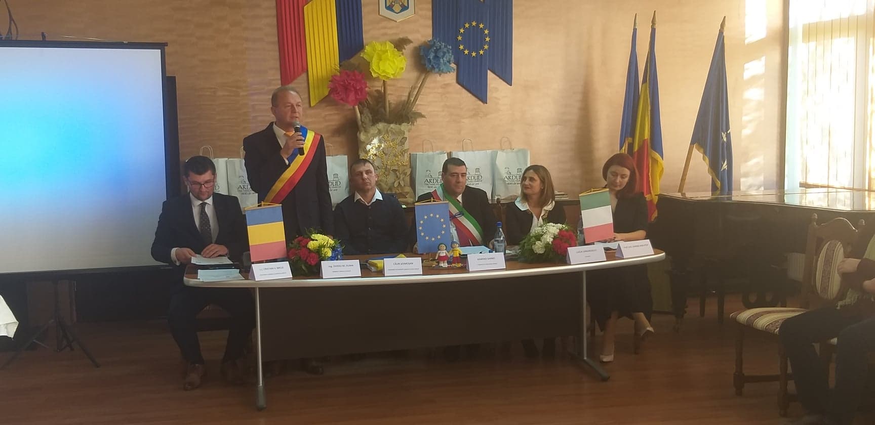 Oraşul Ardud s-a înfrăţit cu comuna Volturara Irpina din Italia