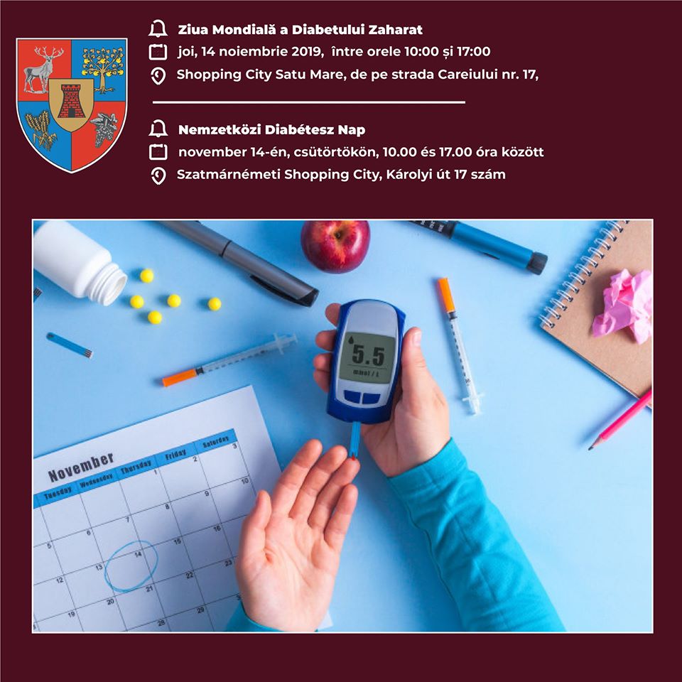 Investigații gratuite pentru depistarea diabetului zaharat, la Satu Mare