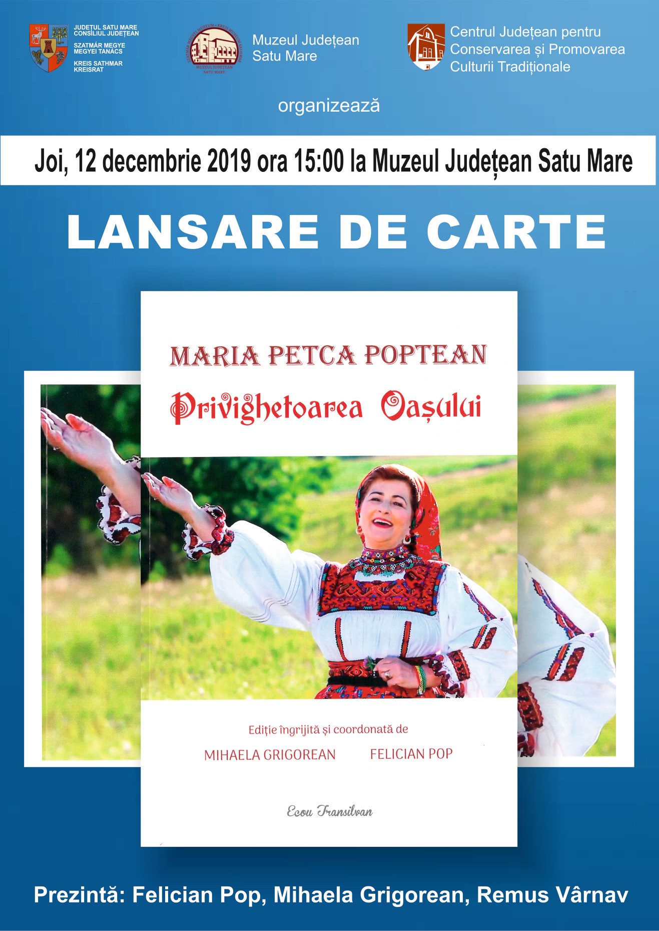 Maria Petca Poptean își lansează o carte de amintiri