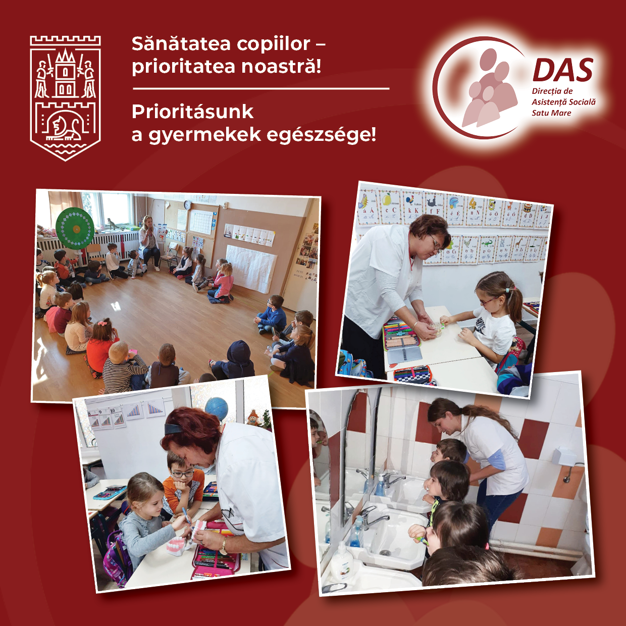 Asistență medicală pentru preșcolarii și elevii din municipiul Satu Mare