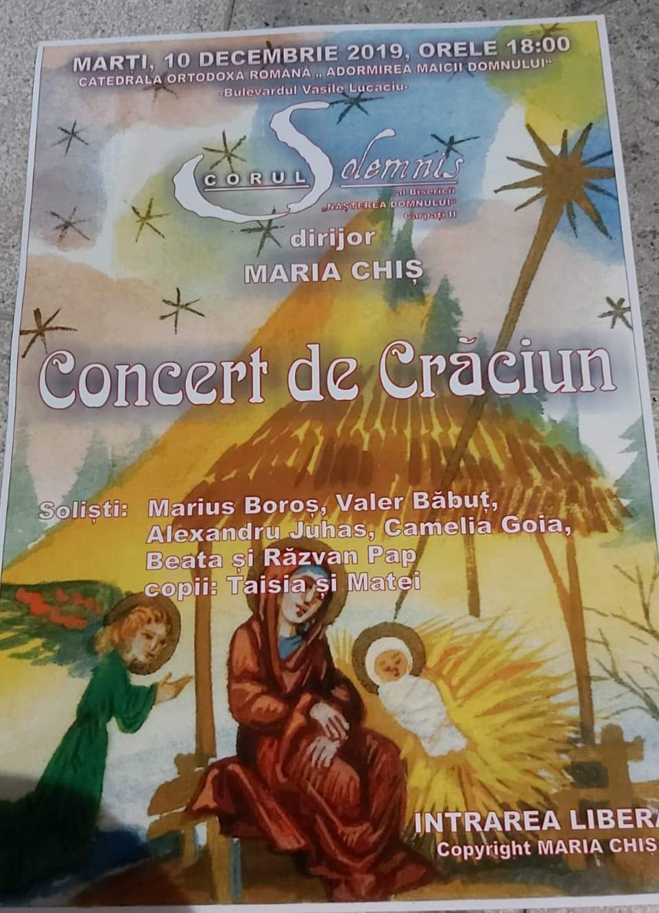 Corul Solemnis, în concert la Catedrala Ortodoxă "Adormirea Maicii Domnului"
