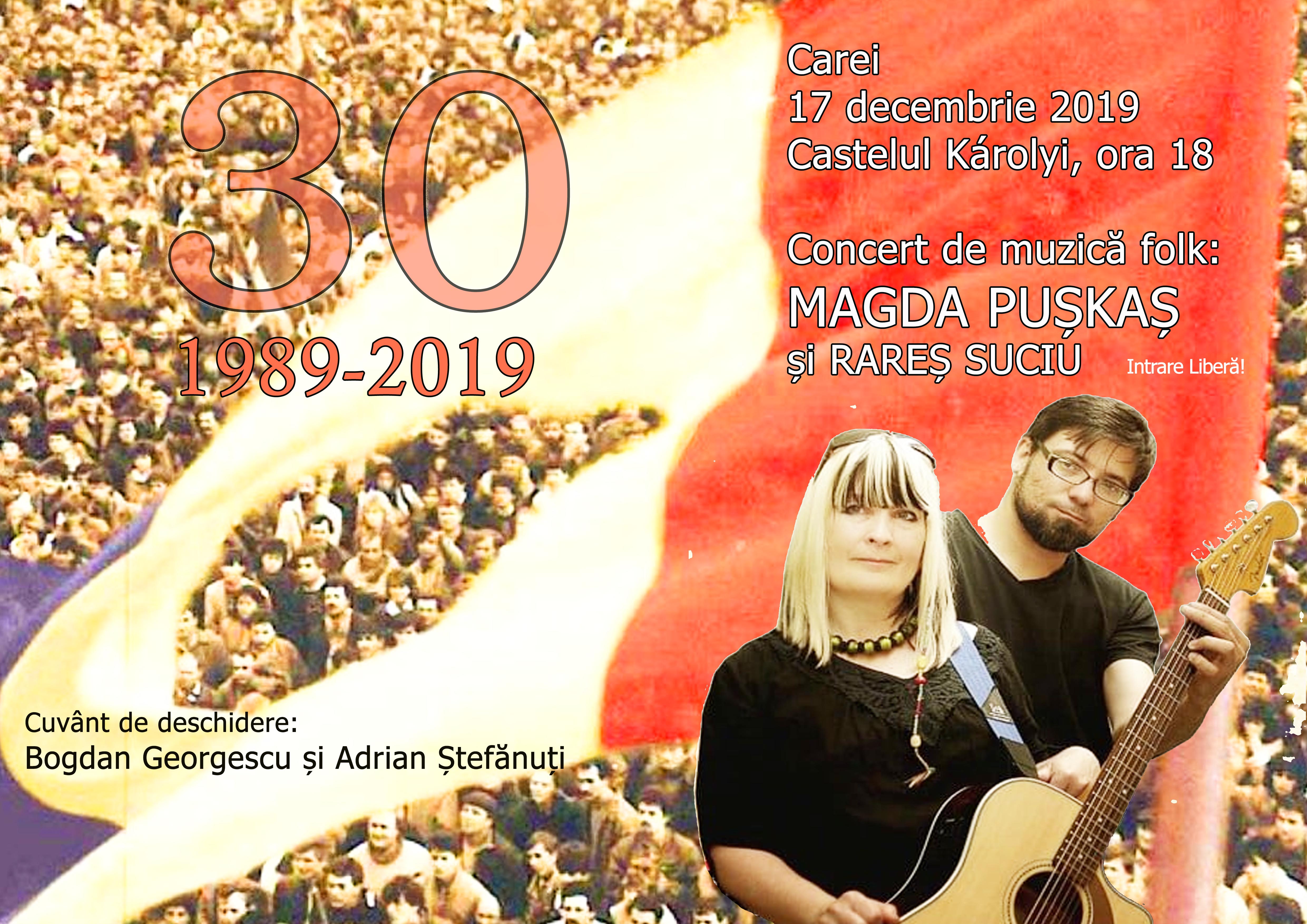 Concert cu ocazia aniversării a 30 de ani de la Revoluția din decembrie 1989