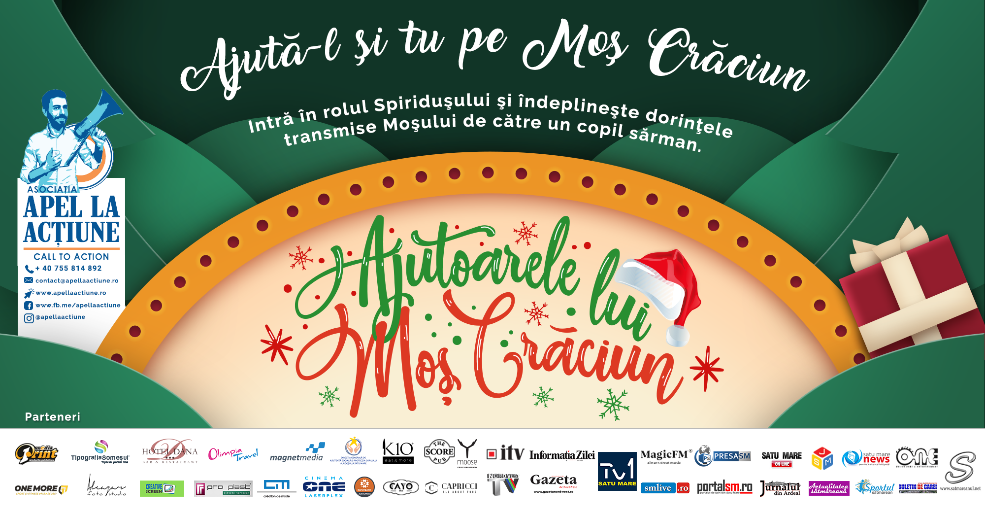 Petreceri caritabile pentru sprijinirea proiectului "Ajutoarele lui Moș Crăciun"