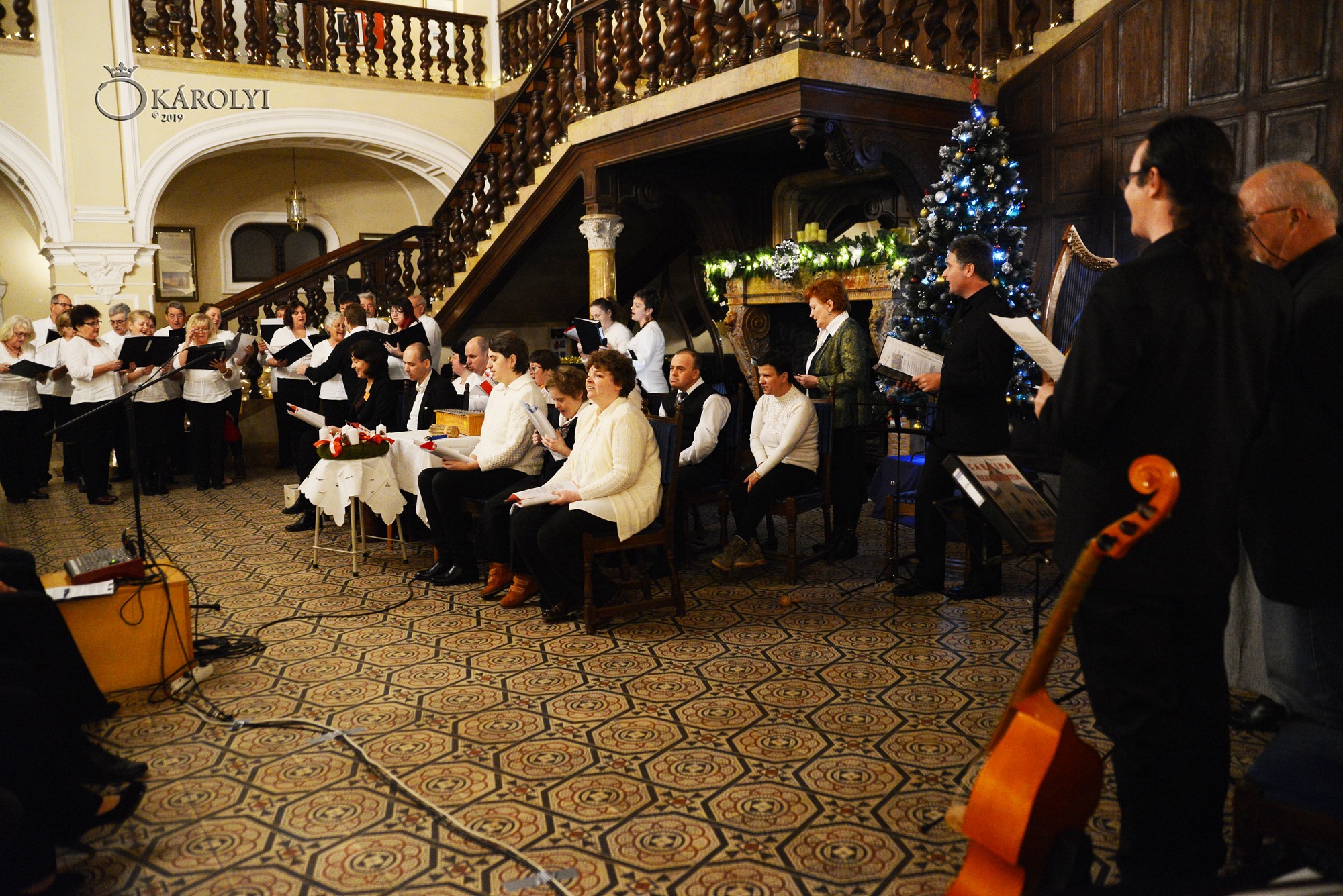Concert de colinde și târg de decorațiuni de Crăciun, organizate de Fundația Down la Castelul din Carei