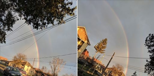 FOTOGALERIE. CURCUBEUL de DECEMBRIE. FENOMEN EXTREM de rar, în această dimineață în județ