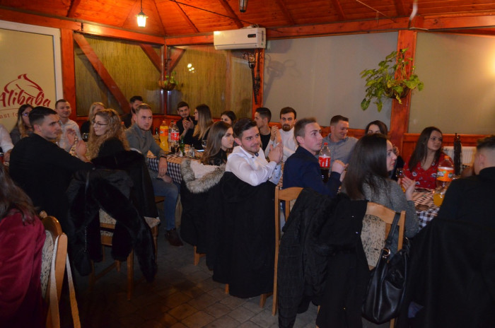 Masă festivă  pentru jucătorii Victoriei Carei