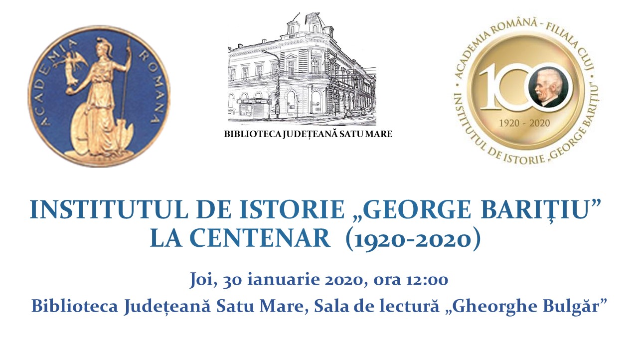 Institutul de Istorie „George Barițiu”.  Un veac de existență în slujba națiunii române și a cercetării științifice