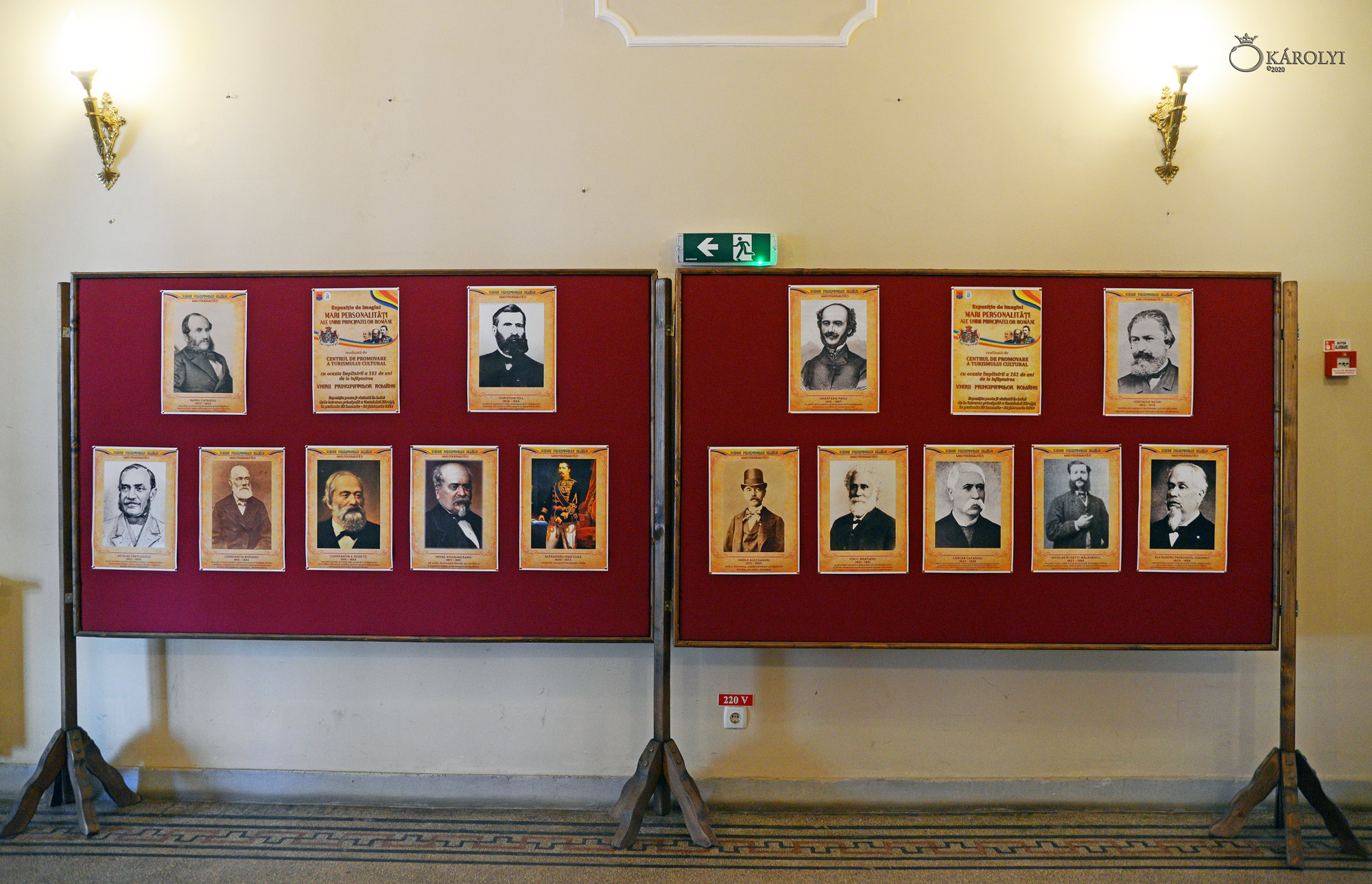 Expoziția de imagini „Mari Personalități ale Unirii Principatelor Române”, la Castelul din Carei