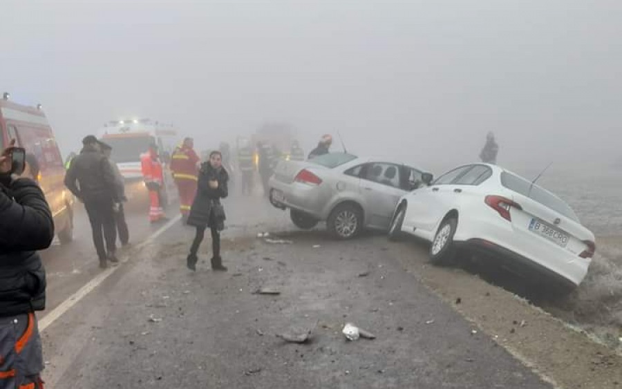 VIDEO/FOTO. ACCIDENT CUMPLIT. Un sătmărean a rămas ÎNCARCERAT