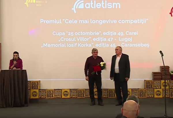 Cupa 25 Octombrie Carei, premiată la GALA Atletismului Românesc