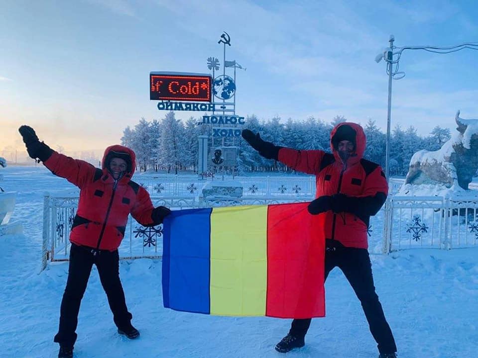 Soții Bertici au atins ”Polul Frigului”