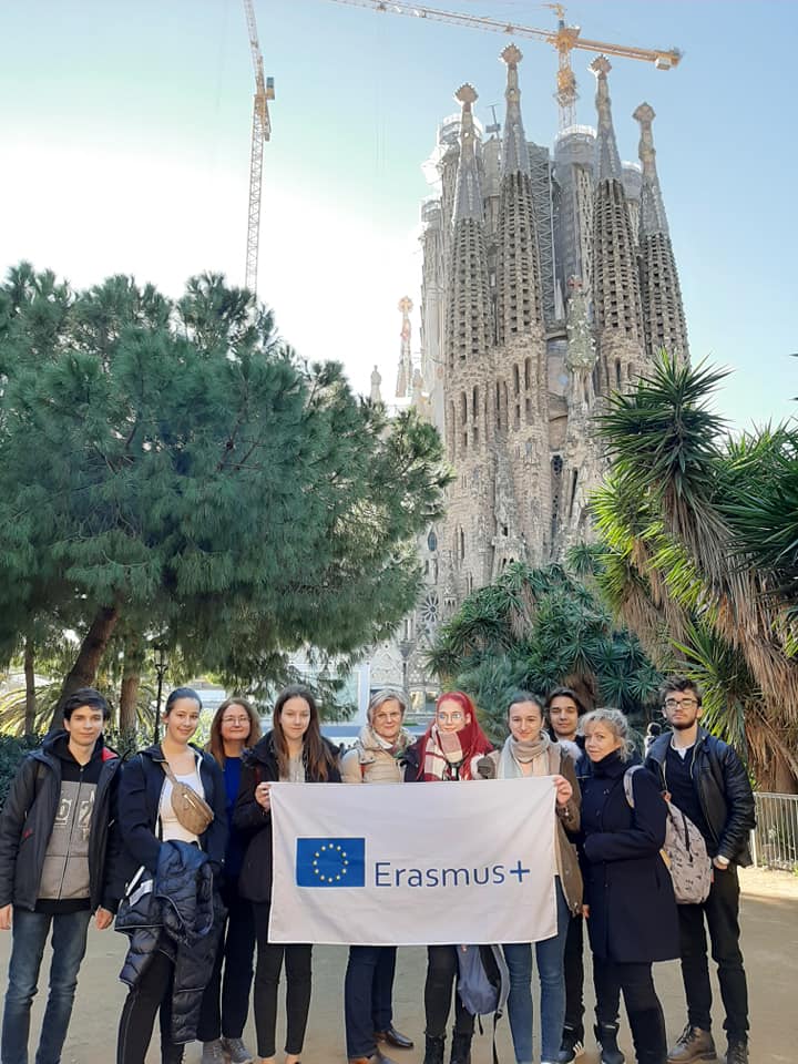 Elevi sătmăreni, în vizită la Barcelona