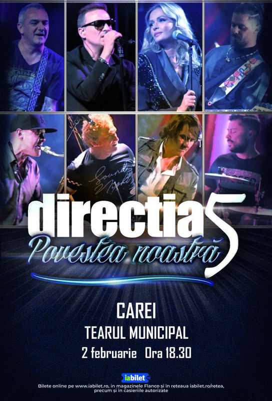 Direcția 5 își spune povestea de 30 de ani într-un concert la Carei