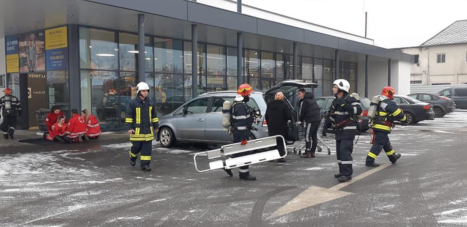 Incendiu de amploare în capitala Țării oașului (exercițiu)