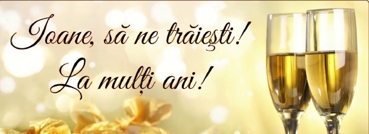 LA MULȚI ANI tuturor IONILOR și IOANELOR!