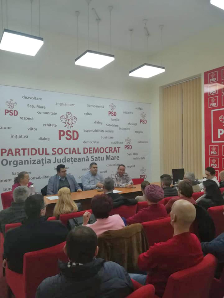 Şedinţă la PSD Satu Mare