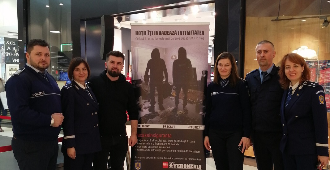 FOTGALERIE. ”HOȚII îți invadează INTIMITATEA. Campanie derulată de polițiștii sătmăreni ”