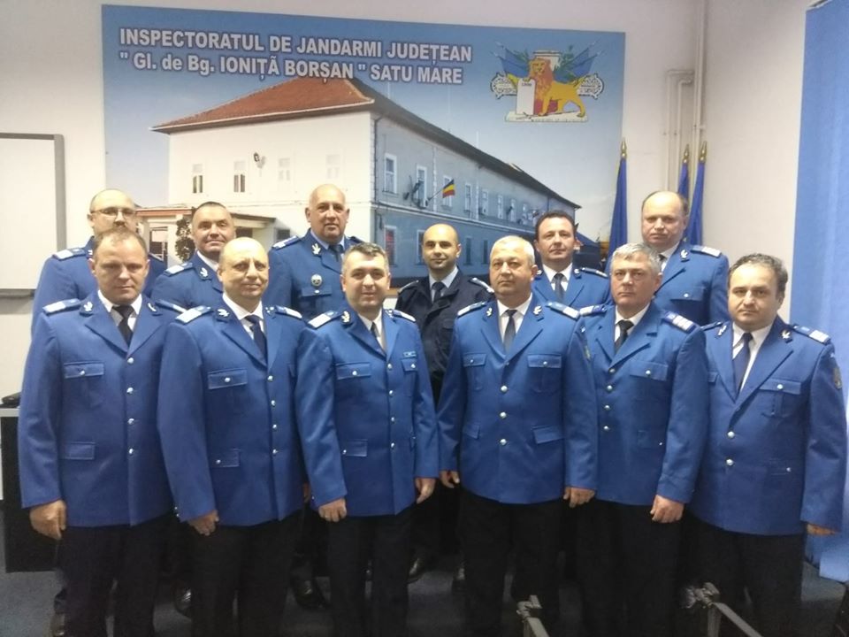FOTOGALERIE. Zece jandarmi sătmăreni, la ULTIMUL RAPORT. Cine sunt aceștia