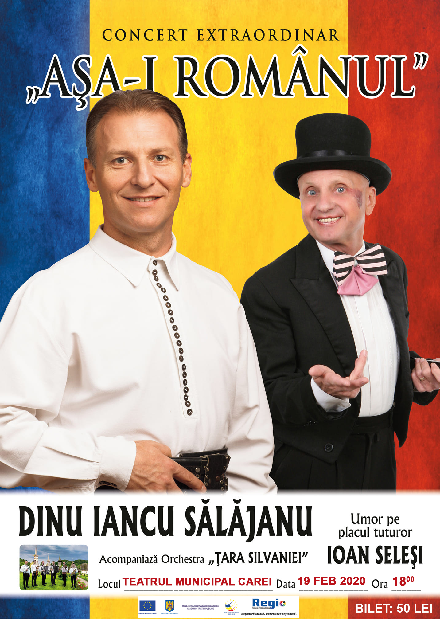 Concertul „Așa-i românul”, la Carei