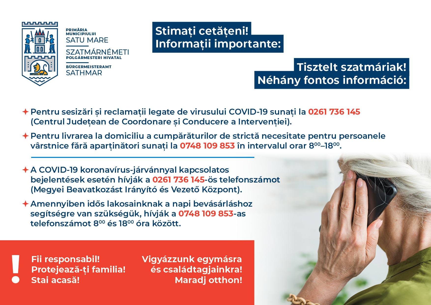 Fiți responsabili! Protejați-vă familia!