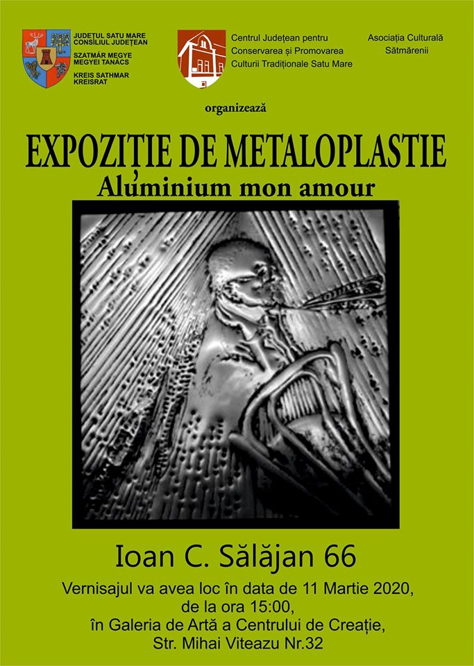 Vernisajul expoziției de metaloplastie ”Aluminiul mon amour” a artistului Ioan Sălăjan