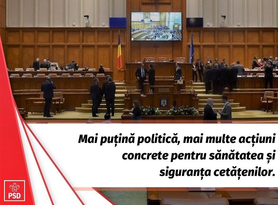 ALERTĂ. PERICOL  de CORONAVIRUS  și în PARLAMENT. Ioana Bran: ”Angajații Comisiei de învățământ din Parlament, trimiși acasă”
