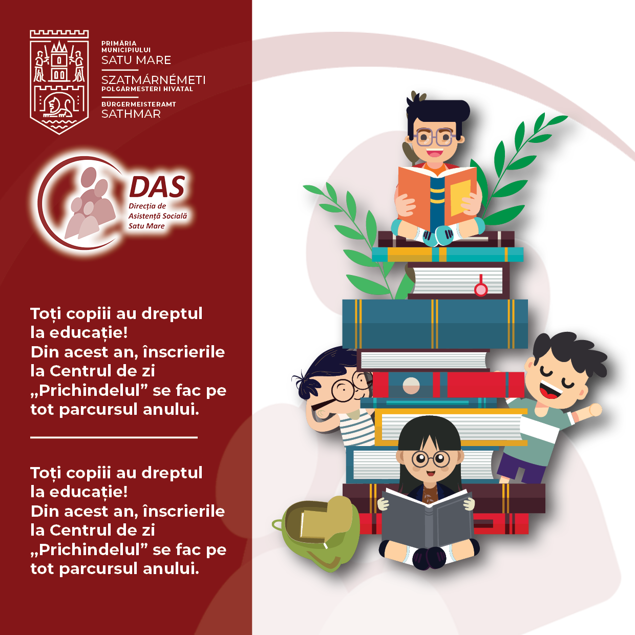 ATENȚIE MĂMICI!!! Înscrieri pe tot parcursul anului la Centrul de Zi ”Prichindelul”