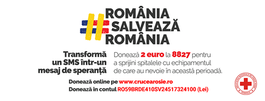 MOBILIZARE! România SALVEAZĂ România. Campanie a Crucii Roșii