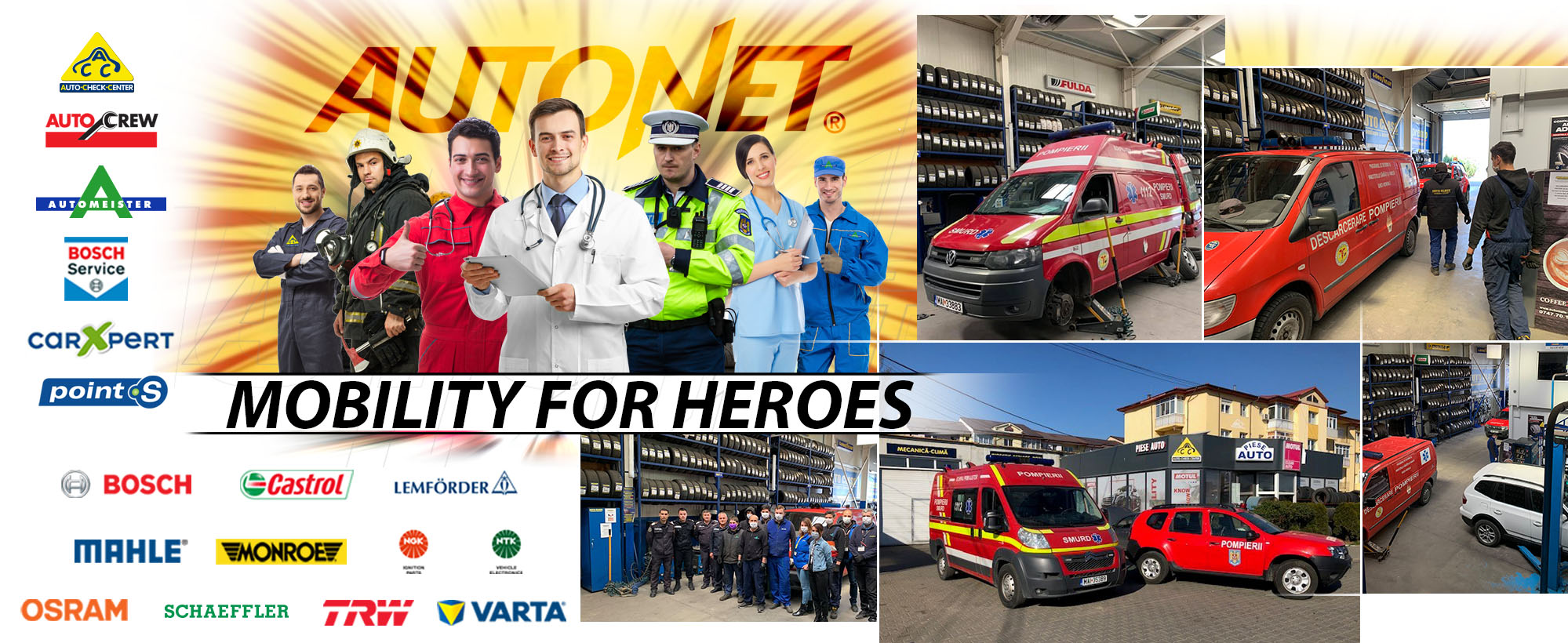Campania “Mobilitate pentru eroi”, inițiată de Autonet, este în plină desfășurare