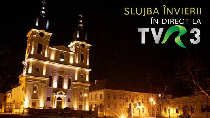 Pentru credincioșii greco-catolici... Slujba Învierii de la Catedrala “Sfânta Treime” din Blaj, la TVR3