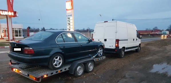 Autoturism furat din Belgia, descoperit la intrarea în țară