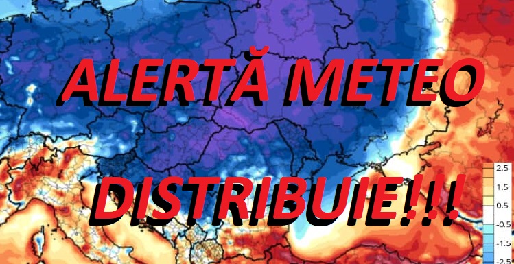 ALERTĂ METEO. RECORDURI TERMICE la Satu Mare. Vreme  FOARTE RECE în această NOAPTE