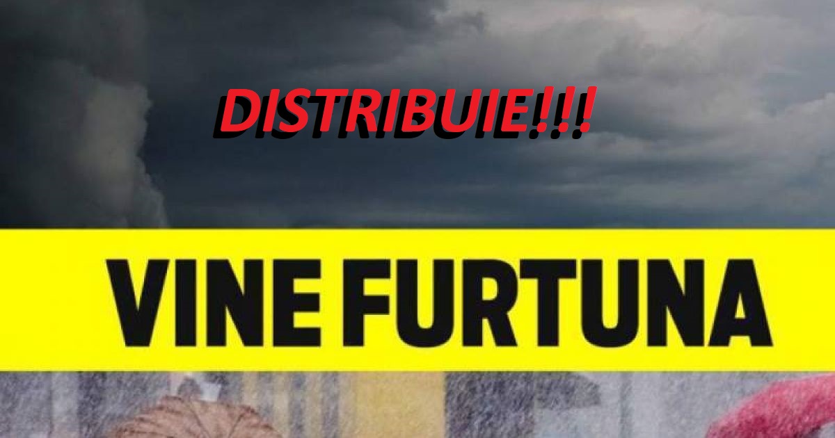 AVERTIZARE METEOROLOGICĂ. VÂNT PUTERNIC  și FURTUNĂ în județ