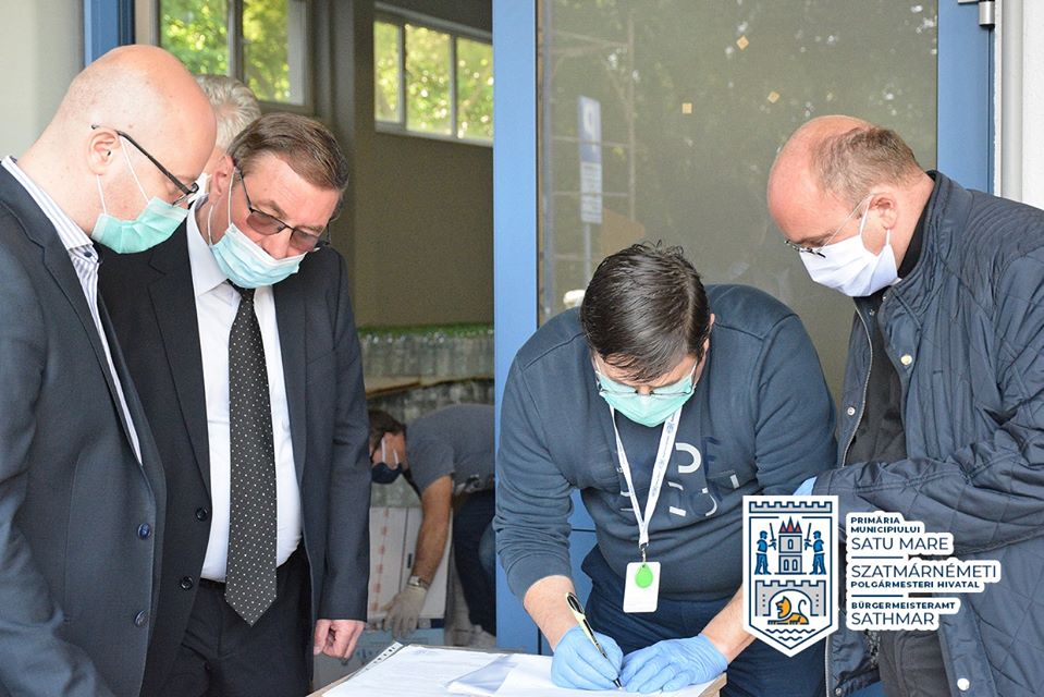 Măști gratuite, oferite de Primăria Satu Mare