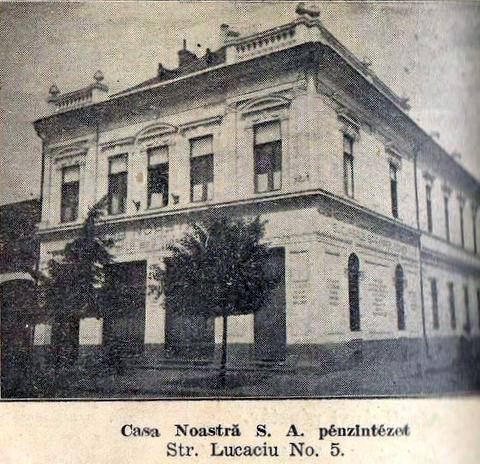 Casa Noastră - 100 de ani de la înființarea primei bănci românești municipale în Satu Mare