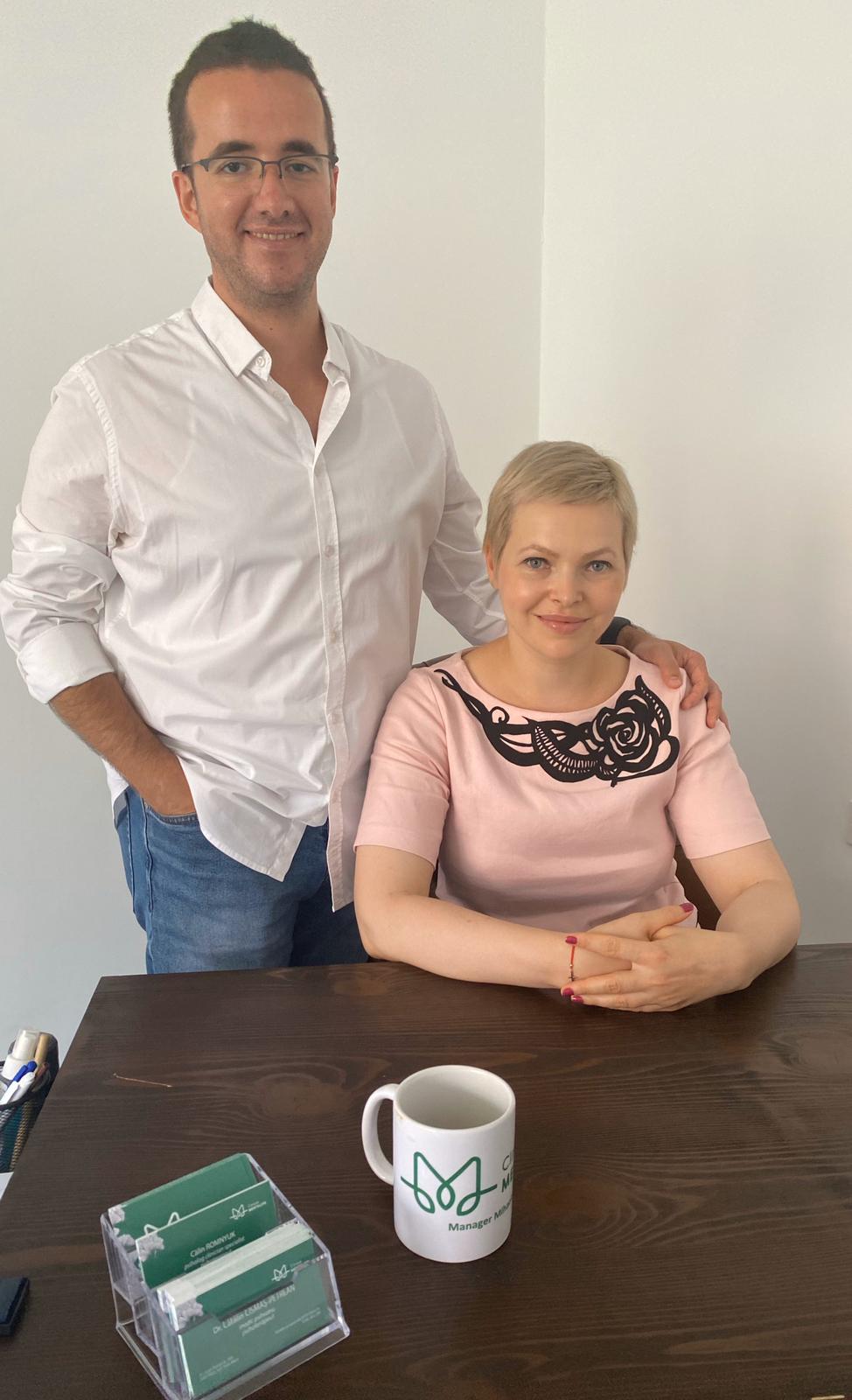 REUȘITĂ. Cătălin şi Mihaela Cismaş, fondatorii Clinicii MentaLife, în atenția presei naționale