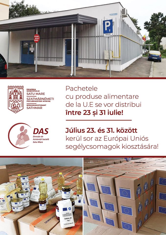 Azi începe distribuirea  ajutoarelor Europene