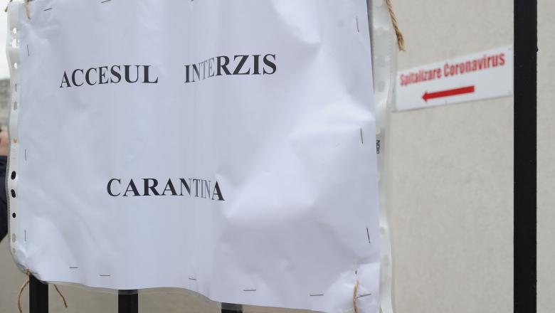Aproape 100 persoane în carantină