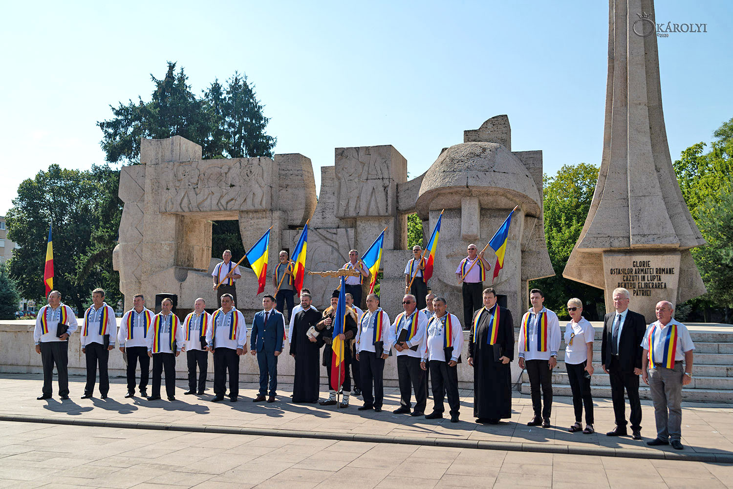 Ziua Imnului Național, marcată  printr-un moment deosebit, la Carei