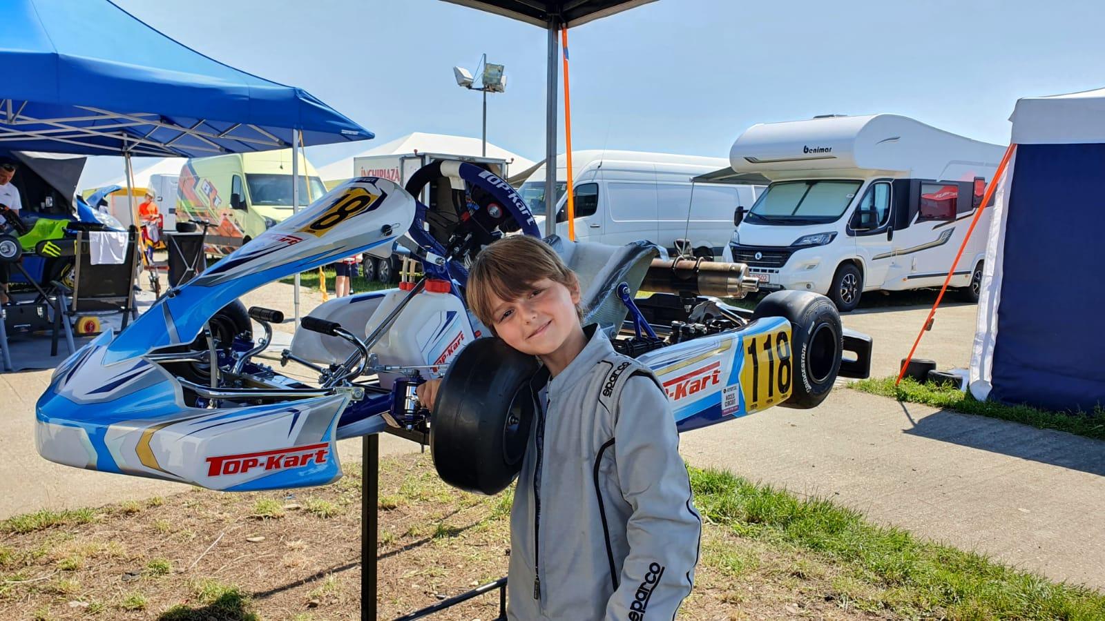 Karting: Start lansat pentru micuțul DARREN BETEA , la Naționale! Campionul nostru a urcat din acest sezon la o nouă clasă!