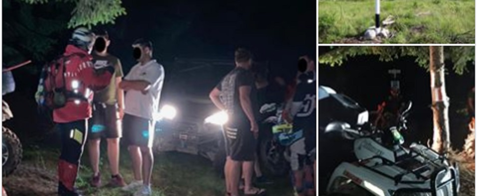 FOTOGALERIE. INCONȘTIENȚĂ. Aventurieri, SALVAȚI la timp de SALVAMONTIȘTII sătmăreni. Se rătăciseră în Munții OAȘULUI