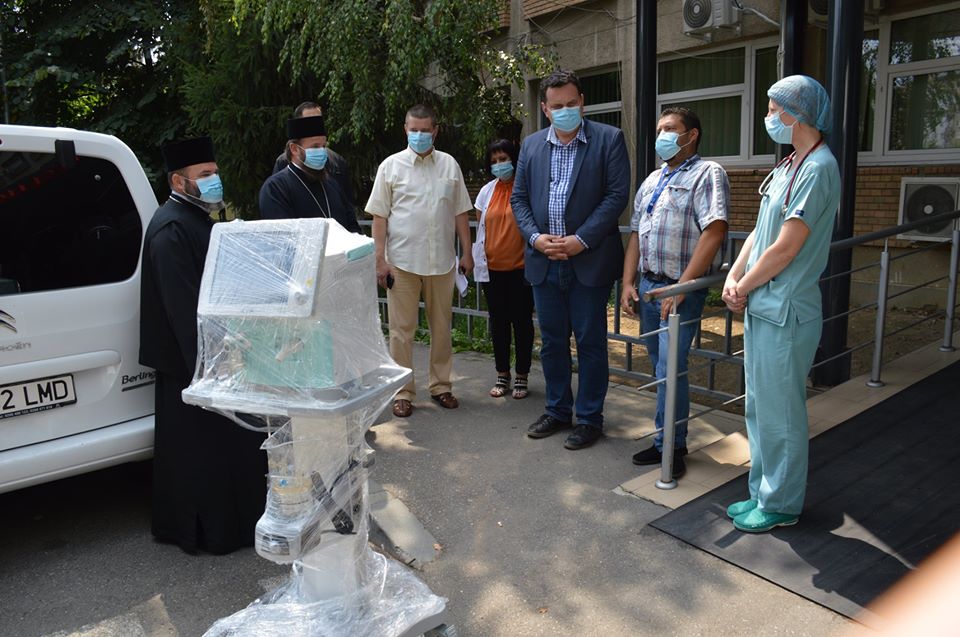 Un nou aparat de ventilație  cu turbină VG-70, în custodia Spitalului Județean