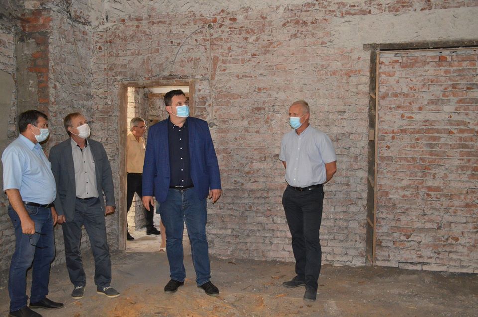 Lucrările de reabilitare a clădirii Dispensarului de Pneumoftiziologie (TBC) Satu Mare