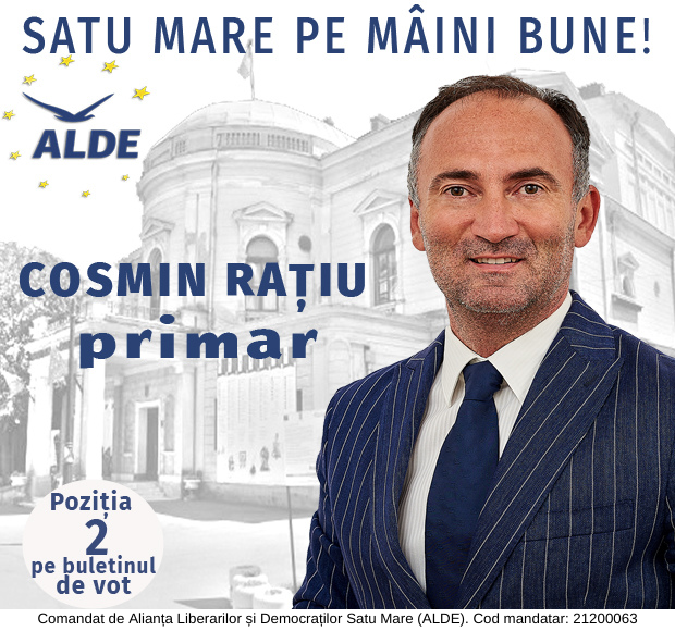 Cosmin Rațiu primar: priorități pentru creșterea calității vieții în municipiul Satu Mare