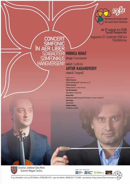 Filarmonica Dinu Lipatti ne invită la un „Concert simfonic în aer liber”