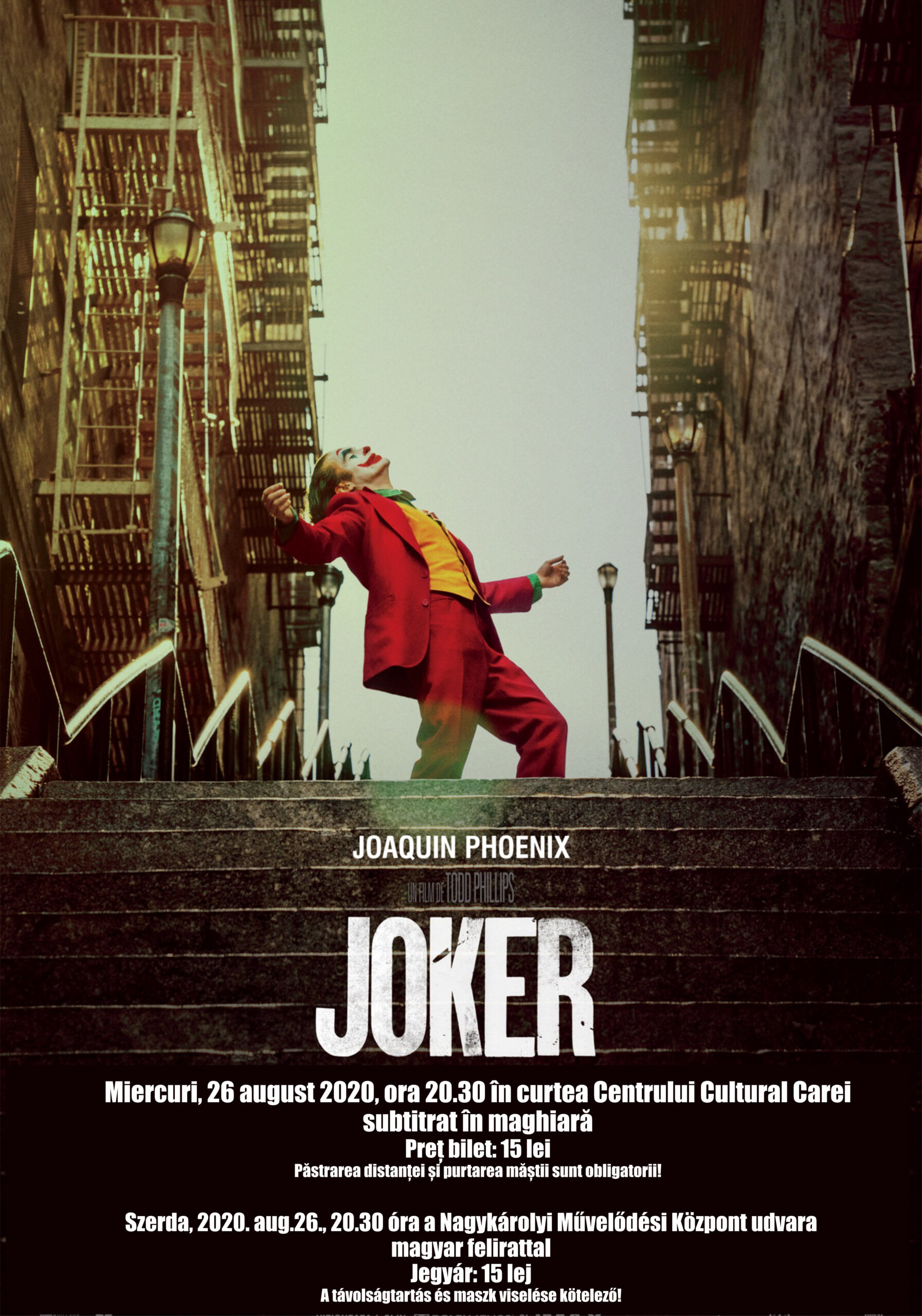 Proiecția filmului JOKER